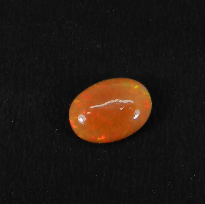 October birthstone natural ethiopian opal 15 x 11 mm oval cabochon semi precious stone calibrated smooth loose gemstone