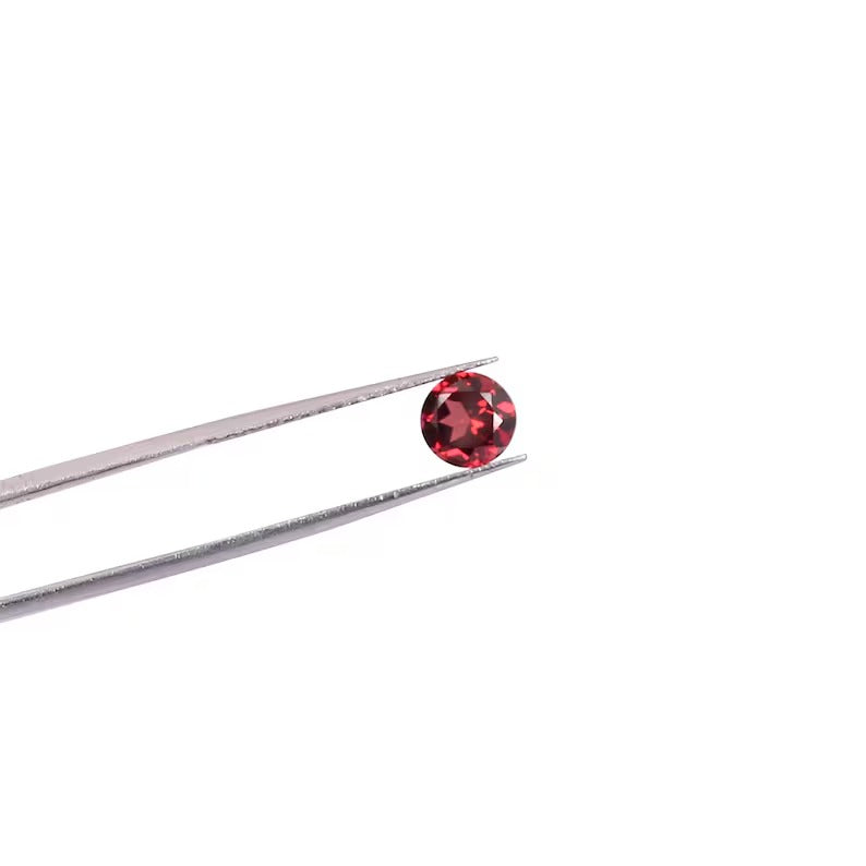 Natural Mozambique Garnet 6mm Round Faceted Cut AA Quality Loose Gemstone