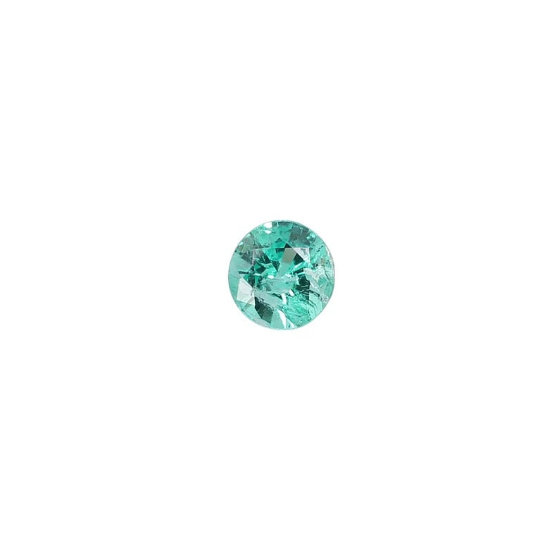 Natural Zambia Emerald 5mm Round 0.60 Cts AA Quality Loose Gemstone