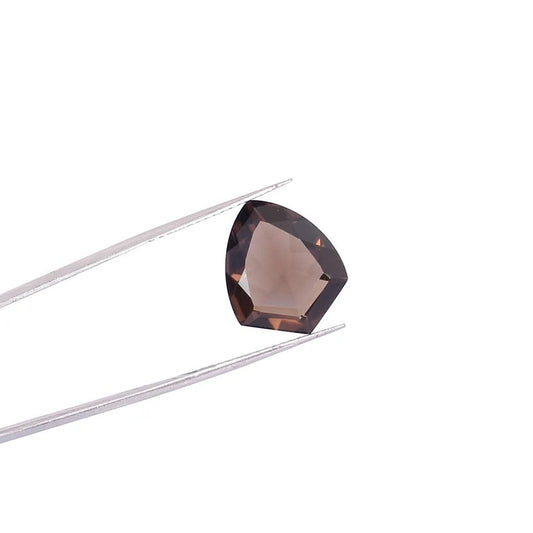 Smoky Quartz 9.55 Cts Shield Cut 18x15mm Loose Gemstone, AA Quality Gemstone