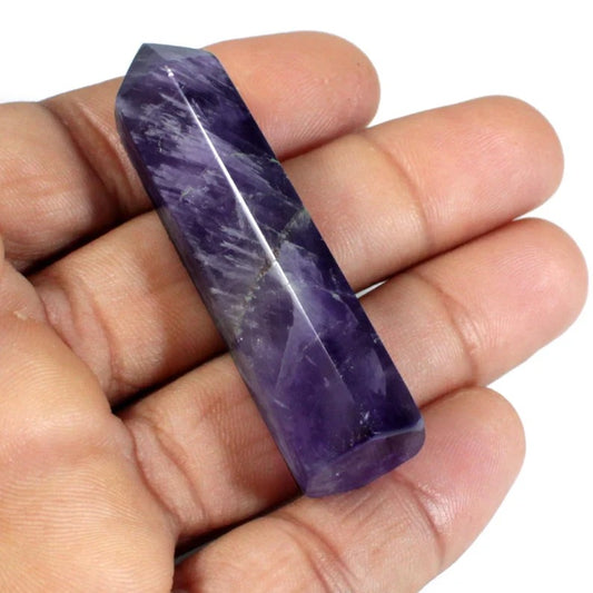 Amethyst Stone Single Point Healing Crystal Quartz