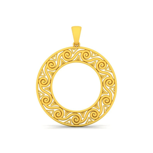 Dainty 11k Gold Charm Pendant For Necklace