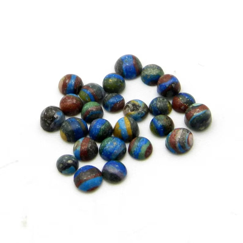 25 pcs Natural gemstone 3 mm round cabochon