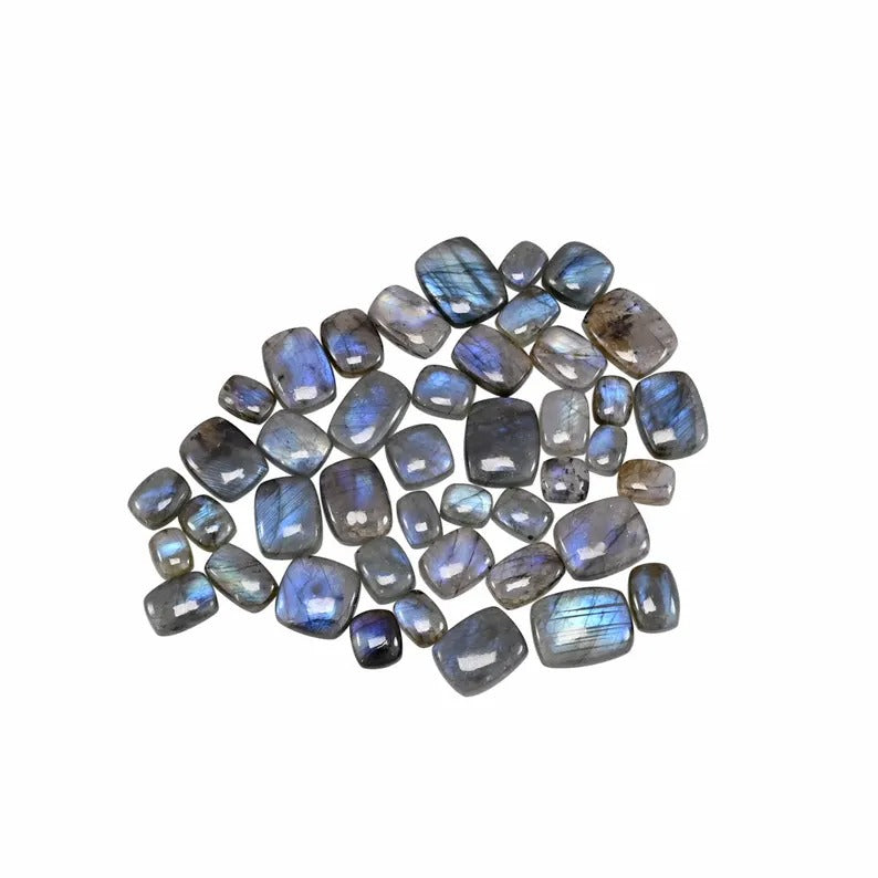 Wholesale Flashy Labradorite AAA Cabochon Gemstone 200Cts Lot