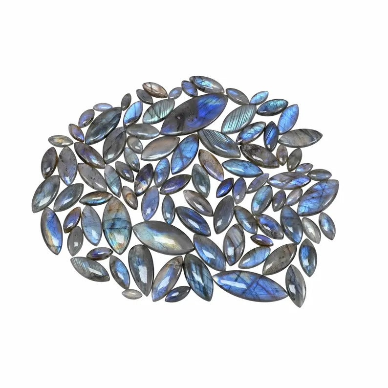 AAA Quality Healing Blue Flashy Loose Stones For Making Jewelry 200Cts Lot