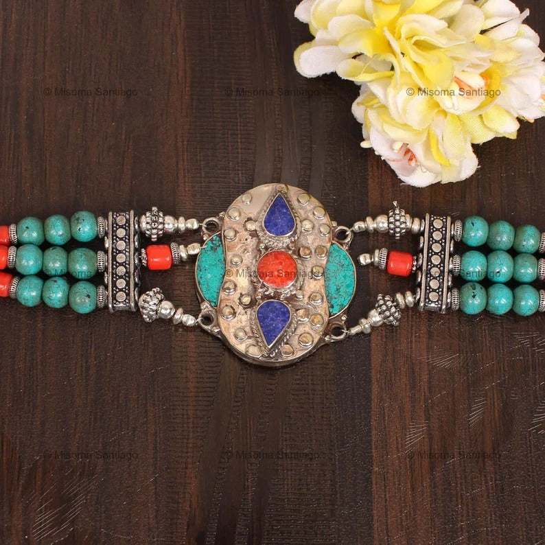 Valuable Turquoise Nepali Bracelet