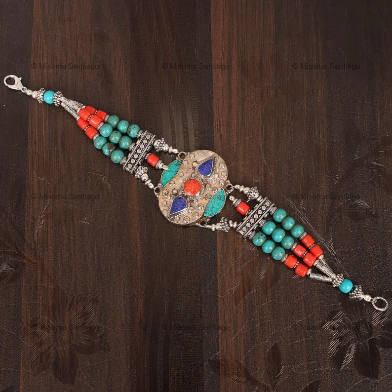 Valuable Turquoise Nepali Bracelet