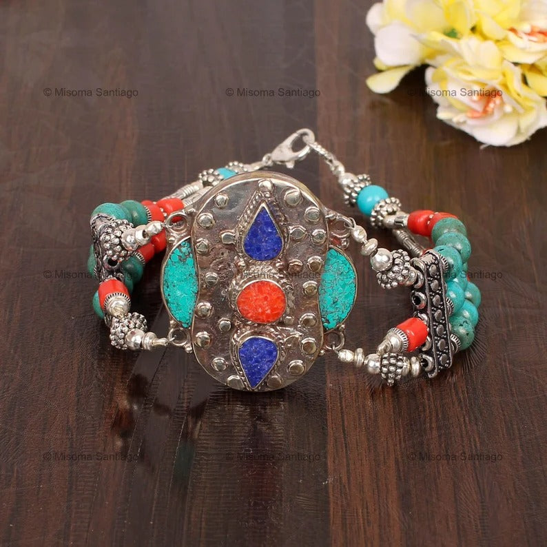 Valuable Turquoise Nepali Bracelet