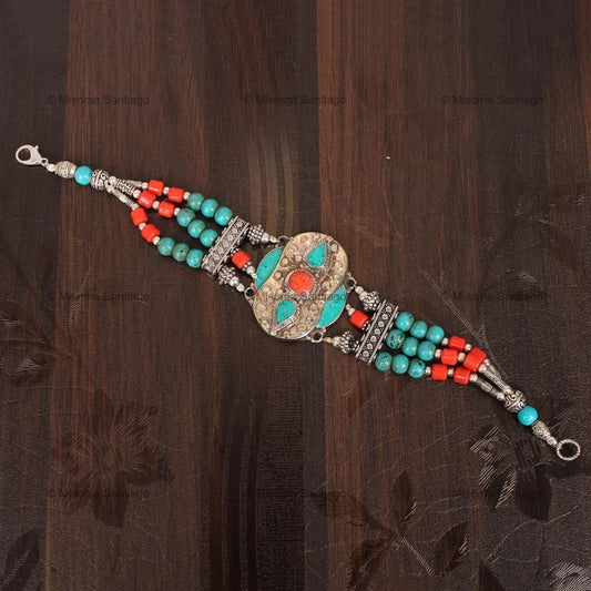 Handmade Turquoise Nepali Bracelet