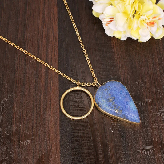 Lapis Lazuli Classy Necklace, Gemstone Necklace