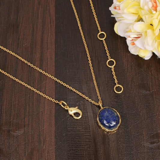 Precious Lapis Lazuli Dainty Necklace