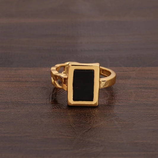 Black Onyx Gemstone Ring