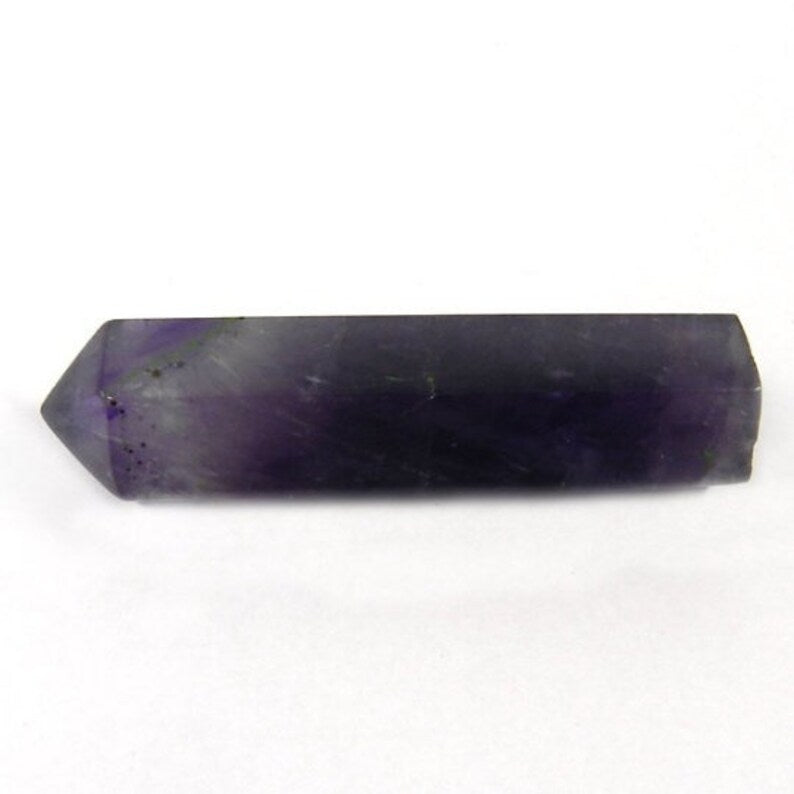 Natural Amethyst Single Pointed Pencil Shape Gemstone