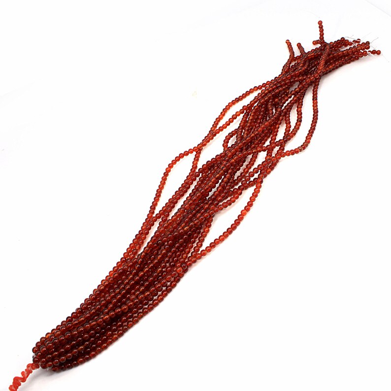 Natural Red Onyx Beads