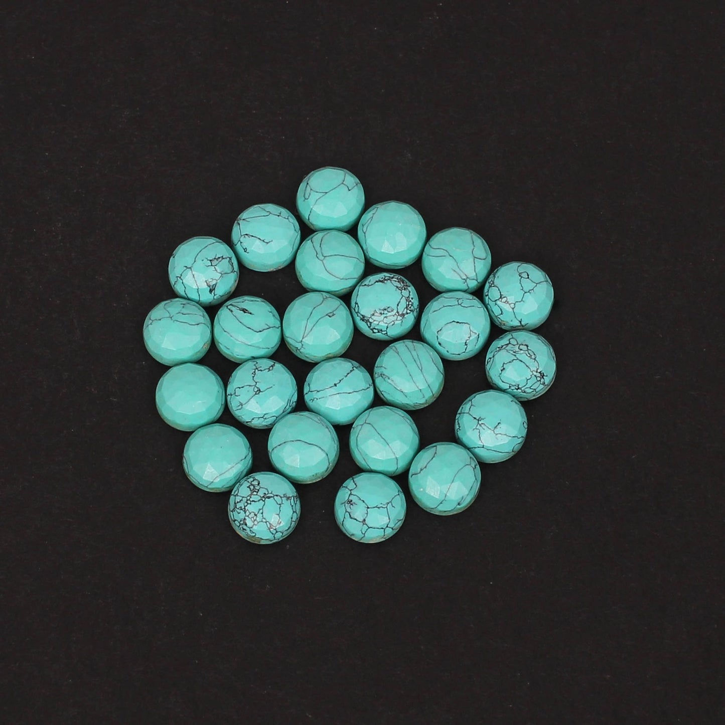 24 Pcs Synthetic Turquoise Gemstone