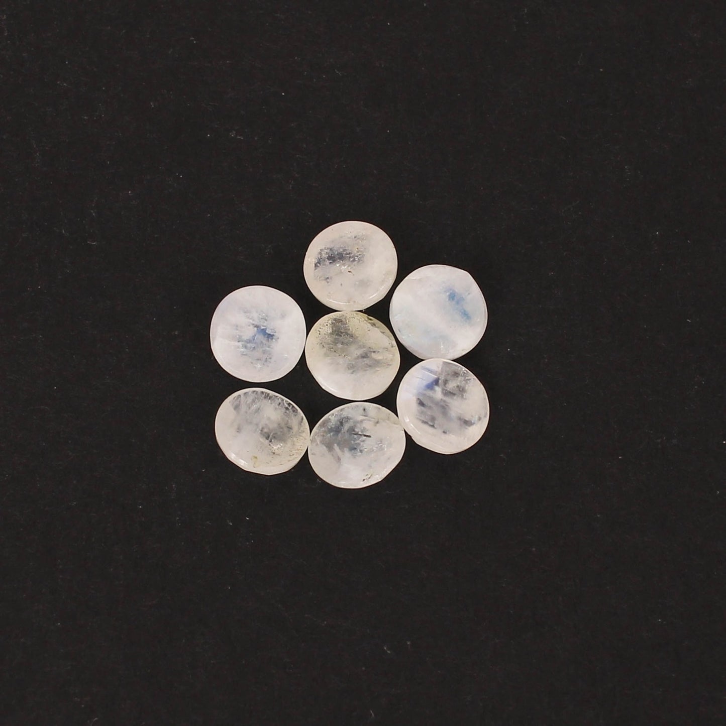 7 Pcs Natural Rainbow Moonstone Gemstone