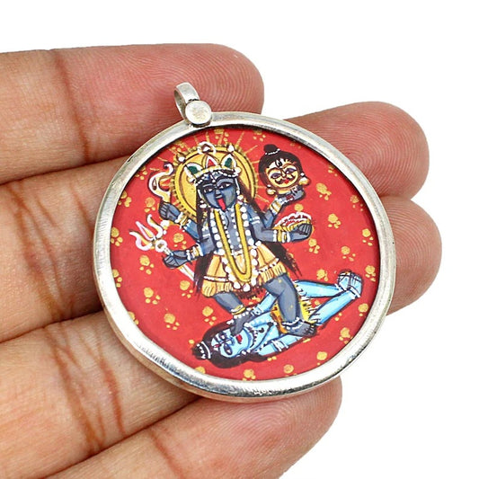 Ma Kali Pendant in 92.5 Sterling Silver