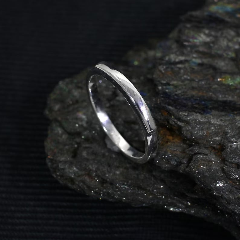 92.5 Sterling Silver Plain Ring