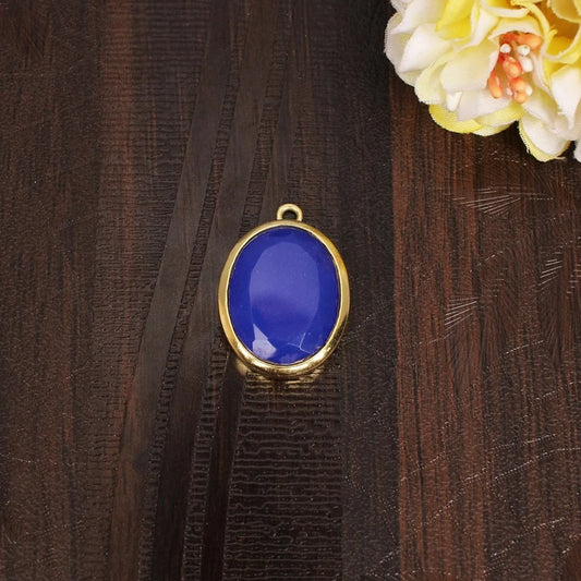 Handmade Natural Chalcedony Pendant