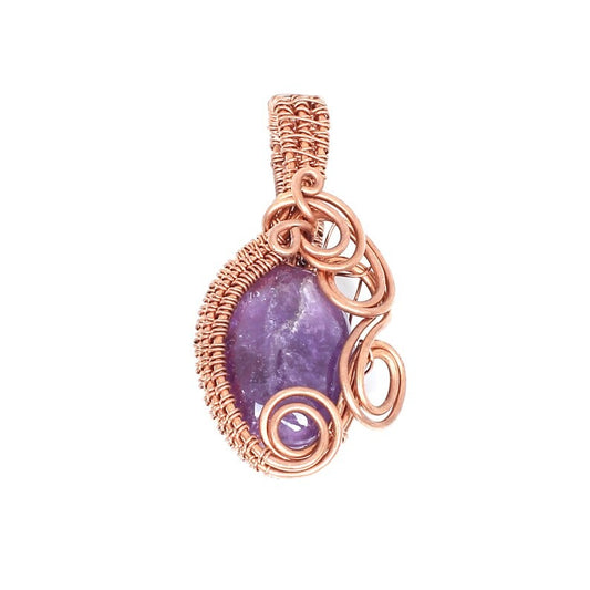 Handmade Designer Wire Wrapped Copper Pendant