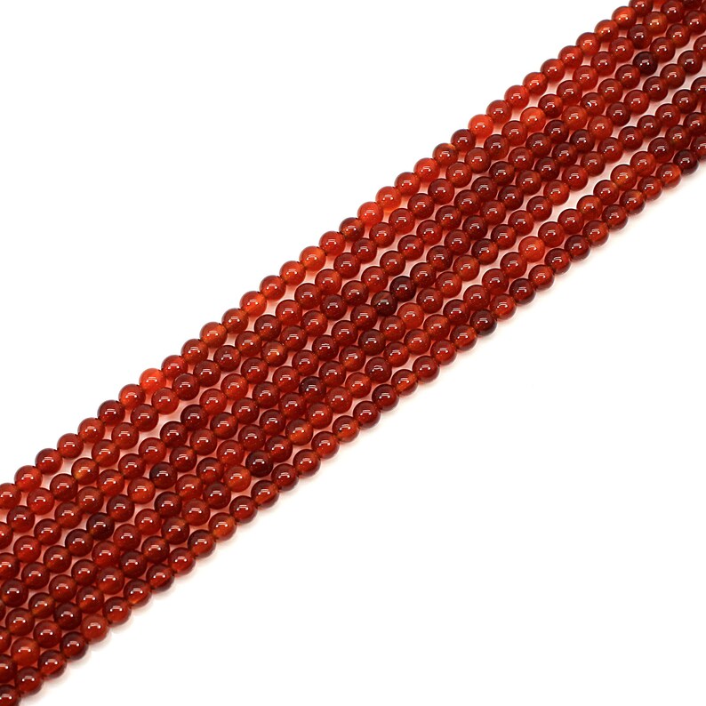 Natural Red Onyx Beads