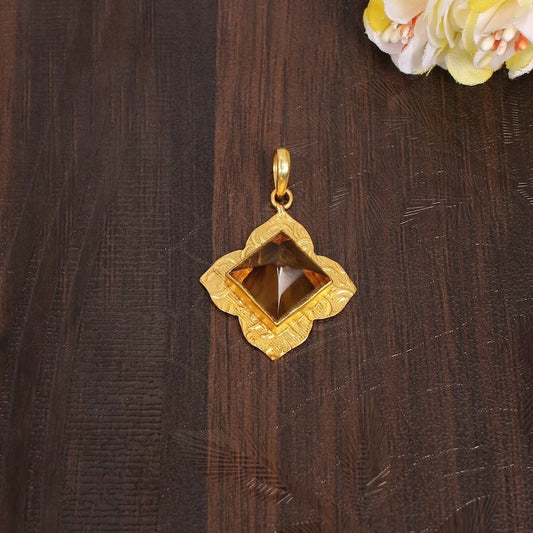 Citrine Hydro Pendant