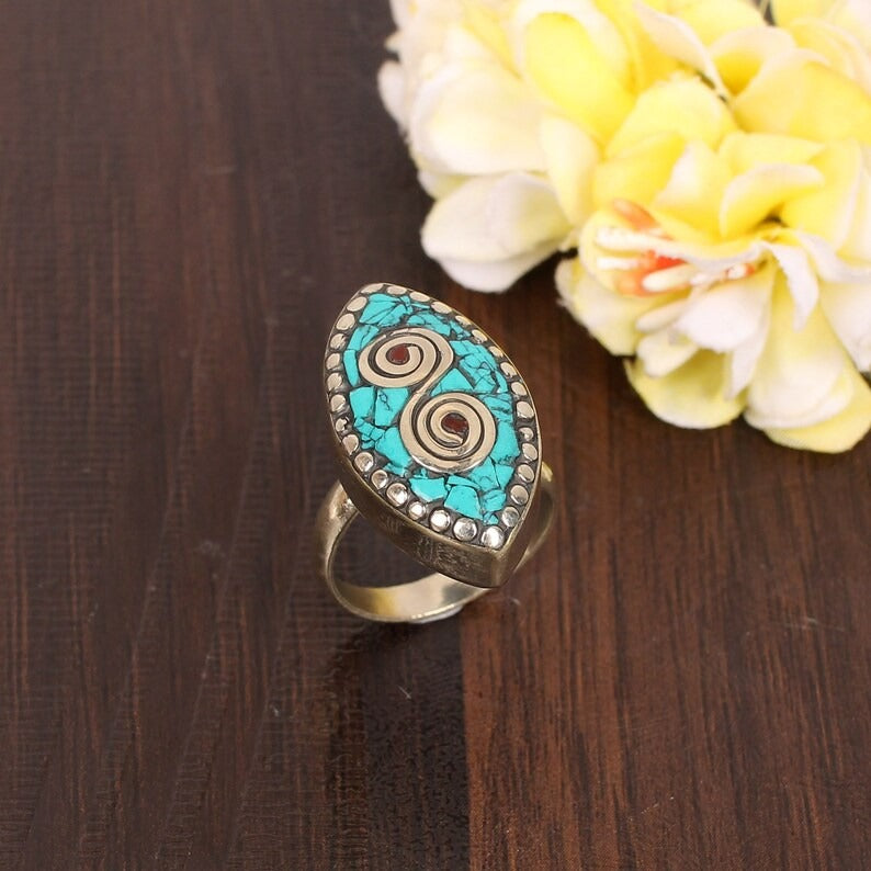 Tibetan Brass Ring