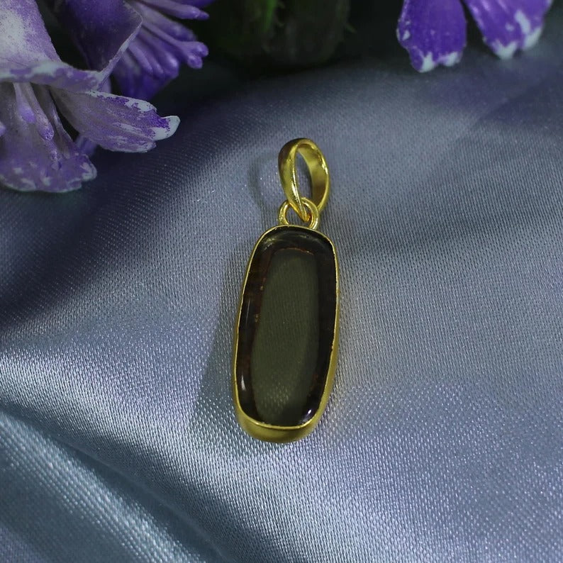 Smoky Hydro Gemstone Pendant