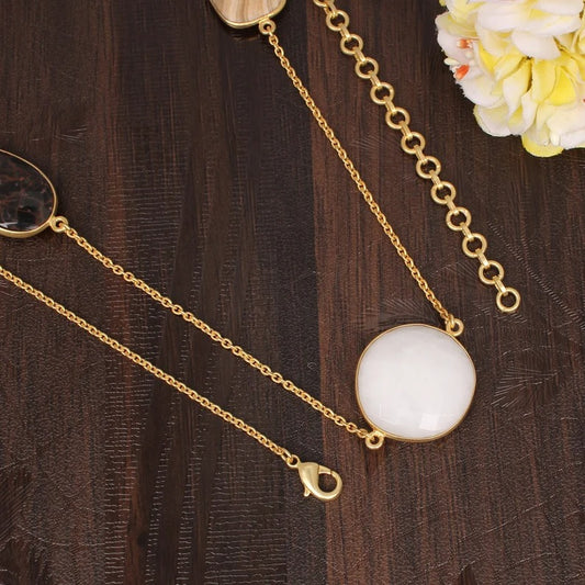 Natural White King Cable Chain Necklace