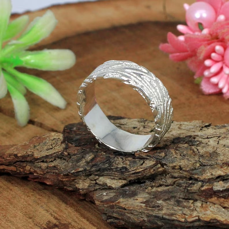 92.5 Sterling Silver Thumb Ring