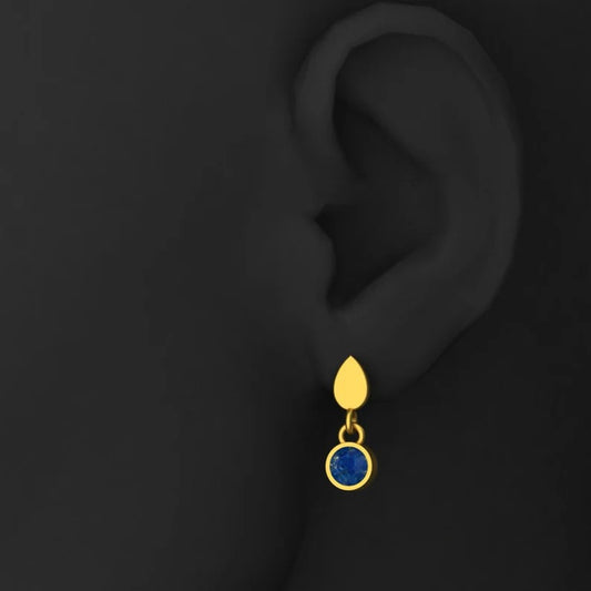 Exquisite Lapis Lazuli Dailywear Earrings