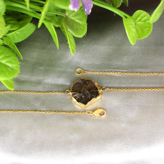 Smoky Quartz Gemstone Necklace