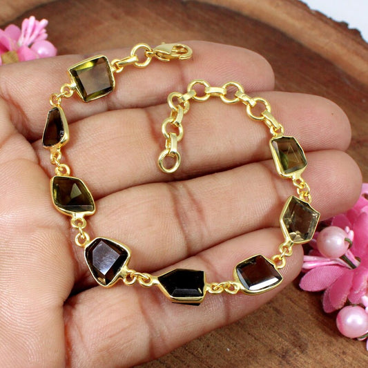 Natutal Smoky Quartz Bracelet