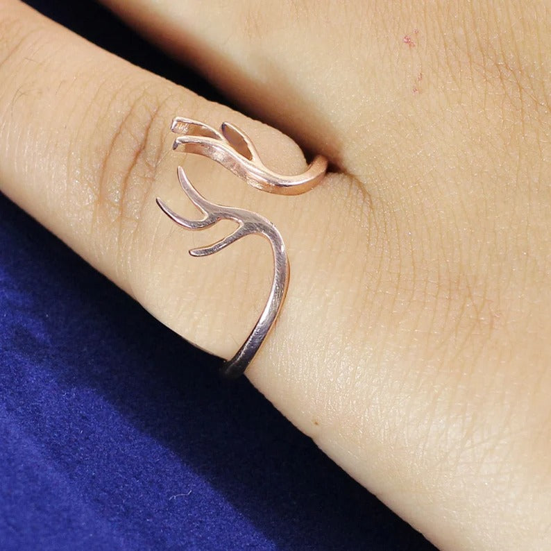 Tree Branch Design 92.5 Sterling Silver Ring