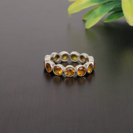 Beautiful Stacking Eternity Band Ring