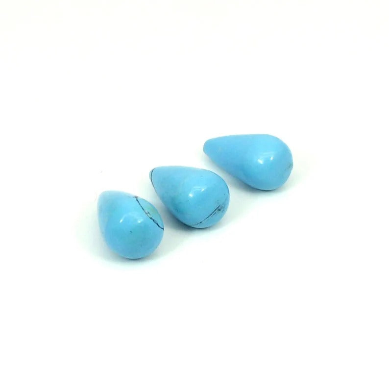 Synthetic Blue Turquoise Drops