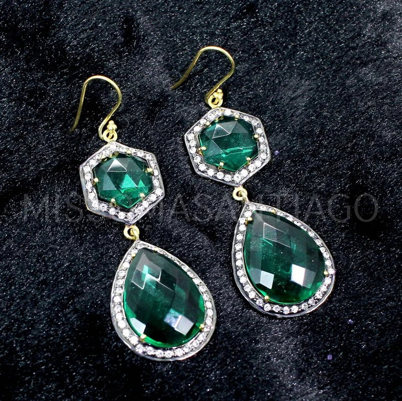 Apatite Gemstone Earrings