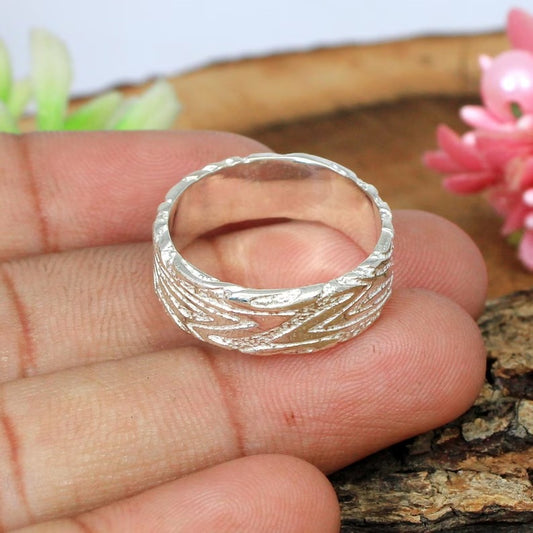 92.5 Sterling Silver Thumb Ring