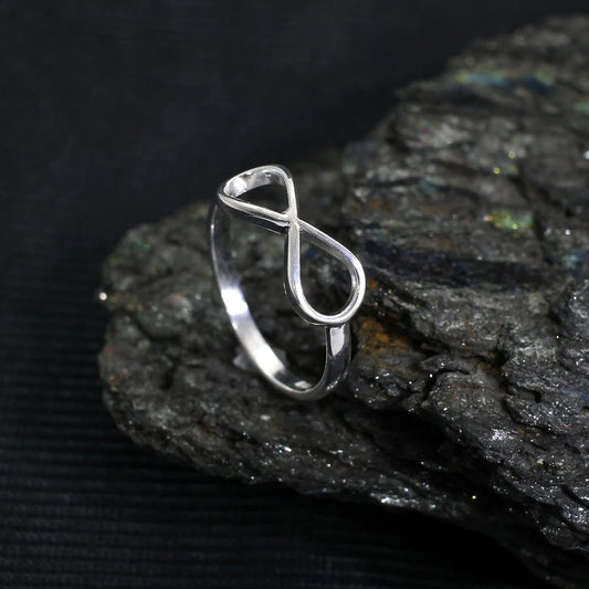 92.5 Sterling Silver Infinity Ring