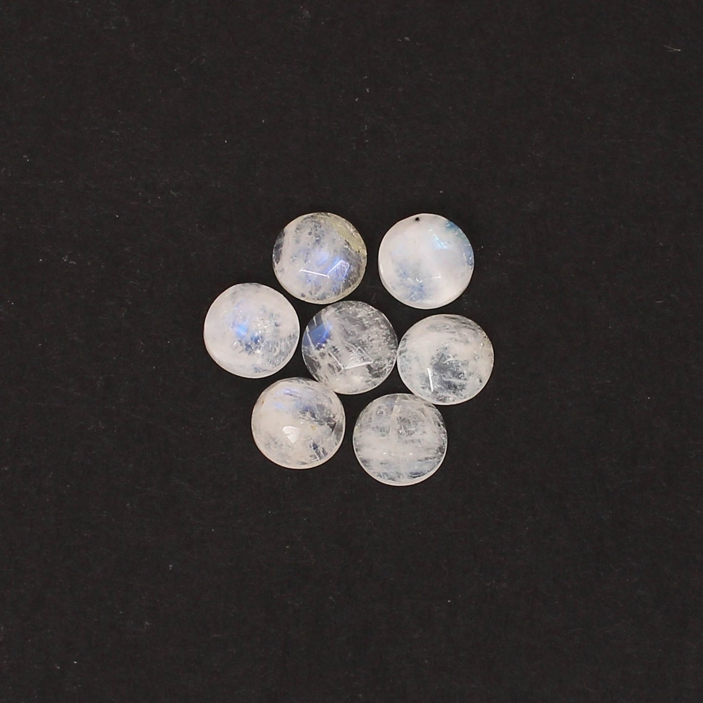 7 Pcs Natural Rainbow Moonstone Gemstone