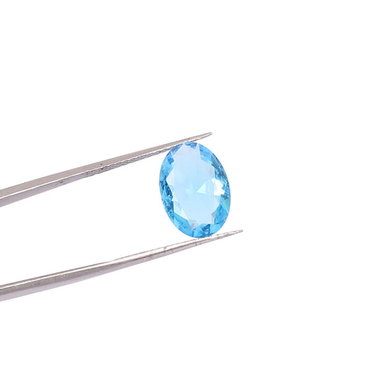 2 Pcs Swiss Blue Topaz Hydro