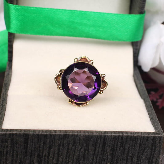 Amethyst Gemstone 92.5 Sterling Silver