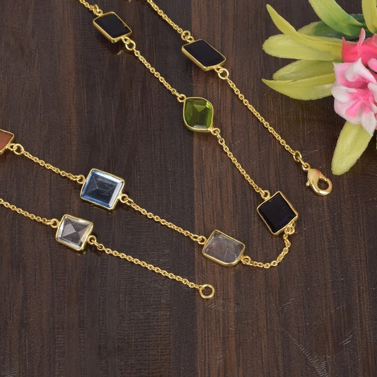 Rare Onyx Link Jewelry Necklace