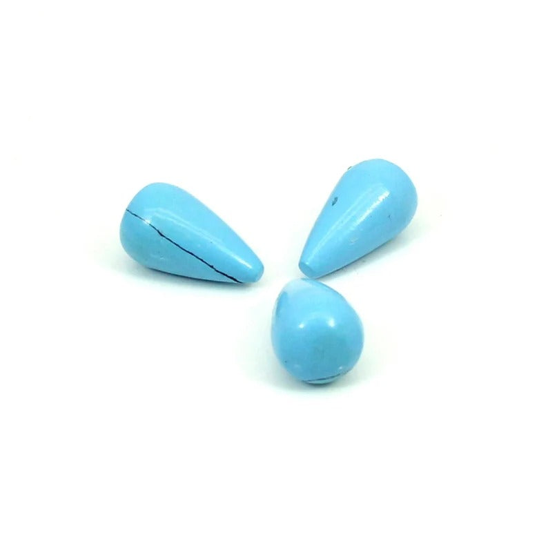 Synthetic Blue Turquoise Drops