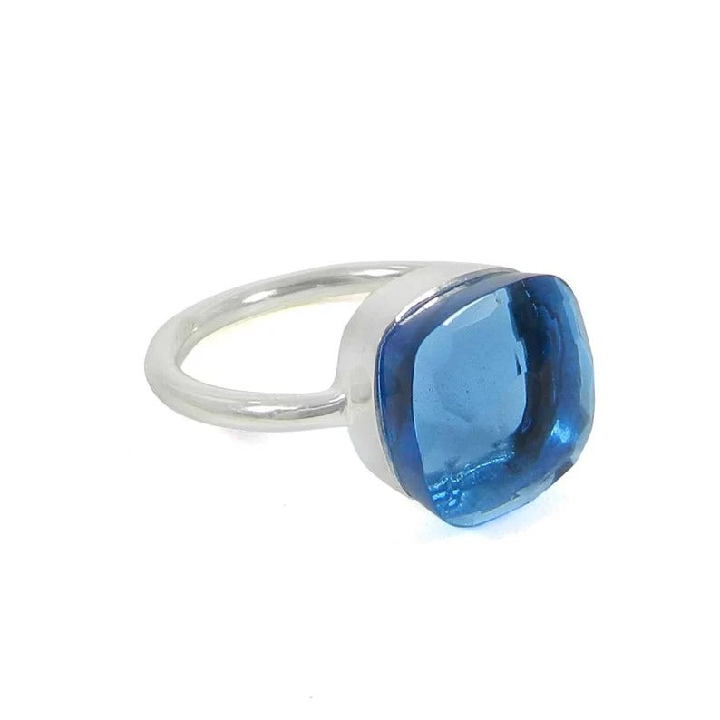 Tanzanite Hydro 92.5 Silver Ring