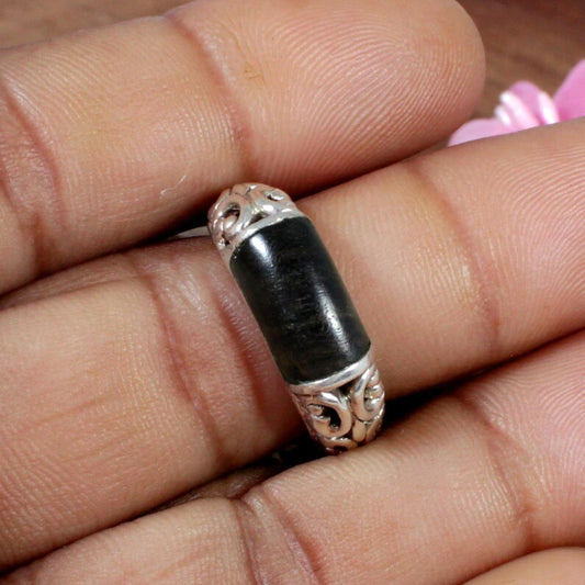 Natural Banded Jasper 92.5 Sterling Silver Ring