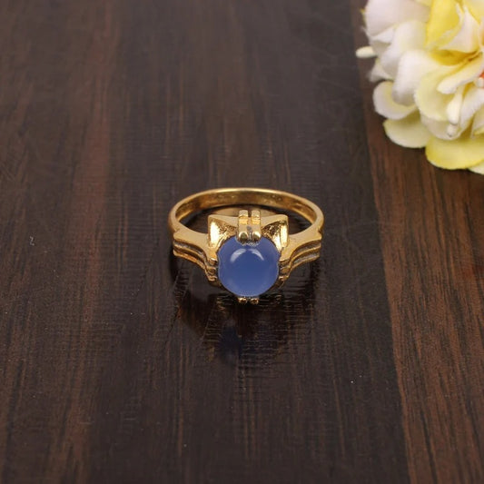 Precious Chalcedony Wedding Ring