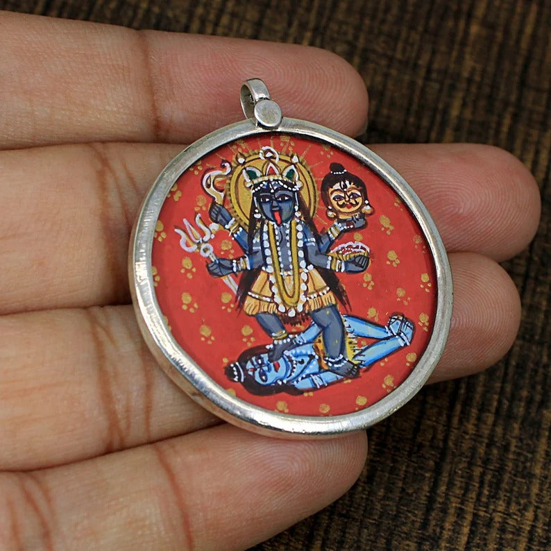 Ma Kali Pendant in 92.5 Sterling Silver