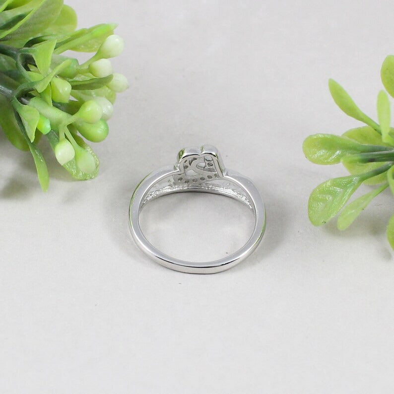 925 Sterling Silver Valuable Cubic Zirconia Ring