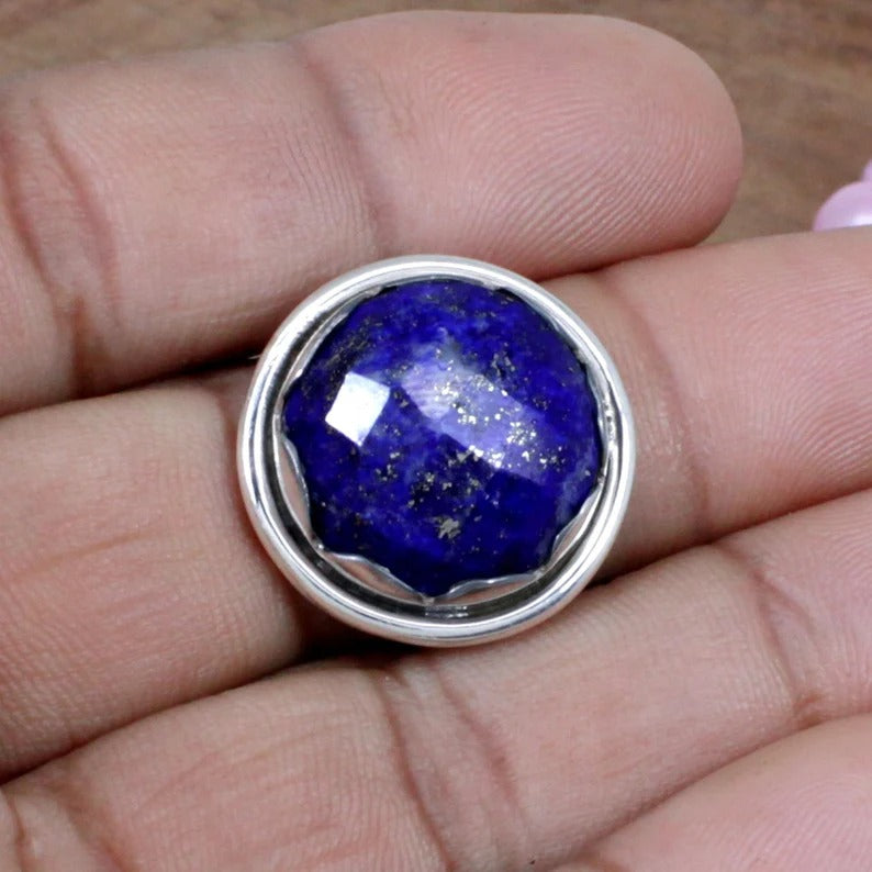 Lapis Lazuli 92.5 Sterling Silver Ring